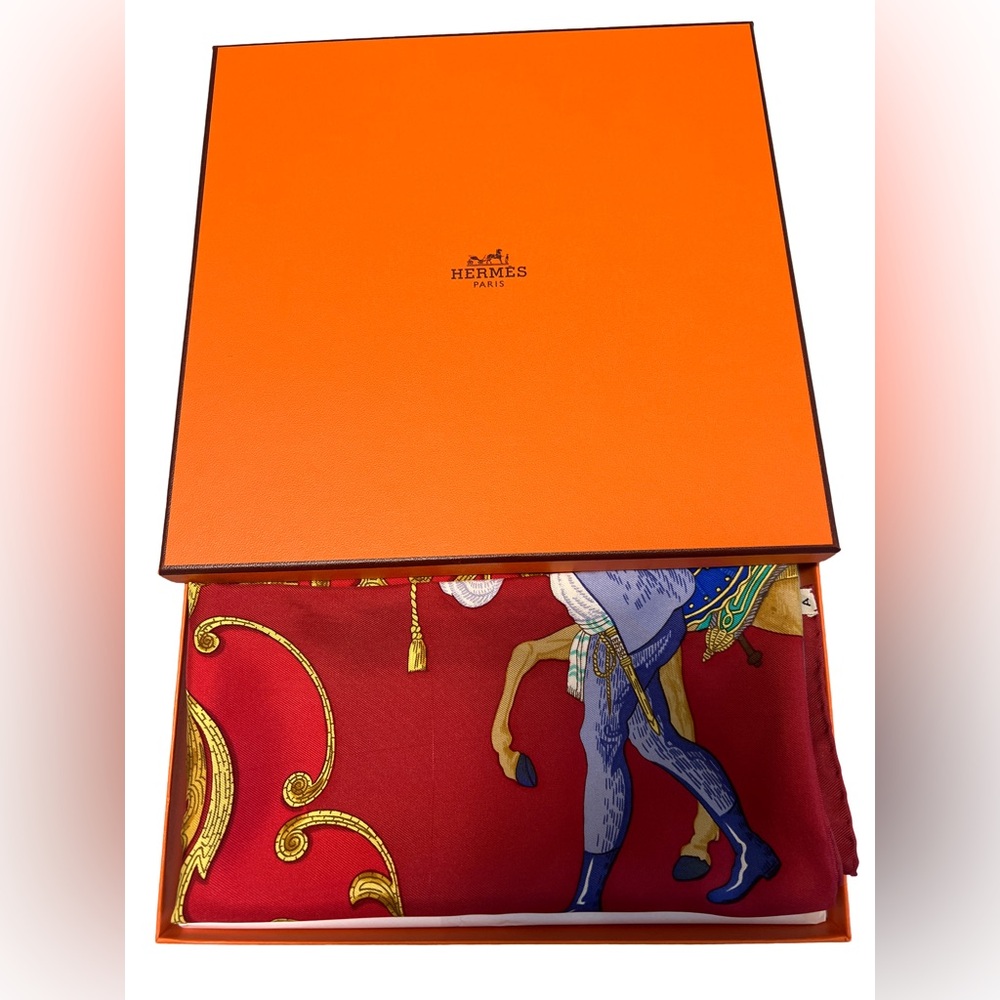 Hermes Silk Scarf